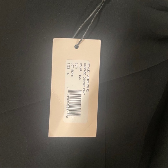 🚨SOLD🚨NWT Cinq a Sept Connor Cascade Pants - Black - Picture 8 of 14